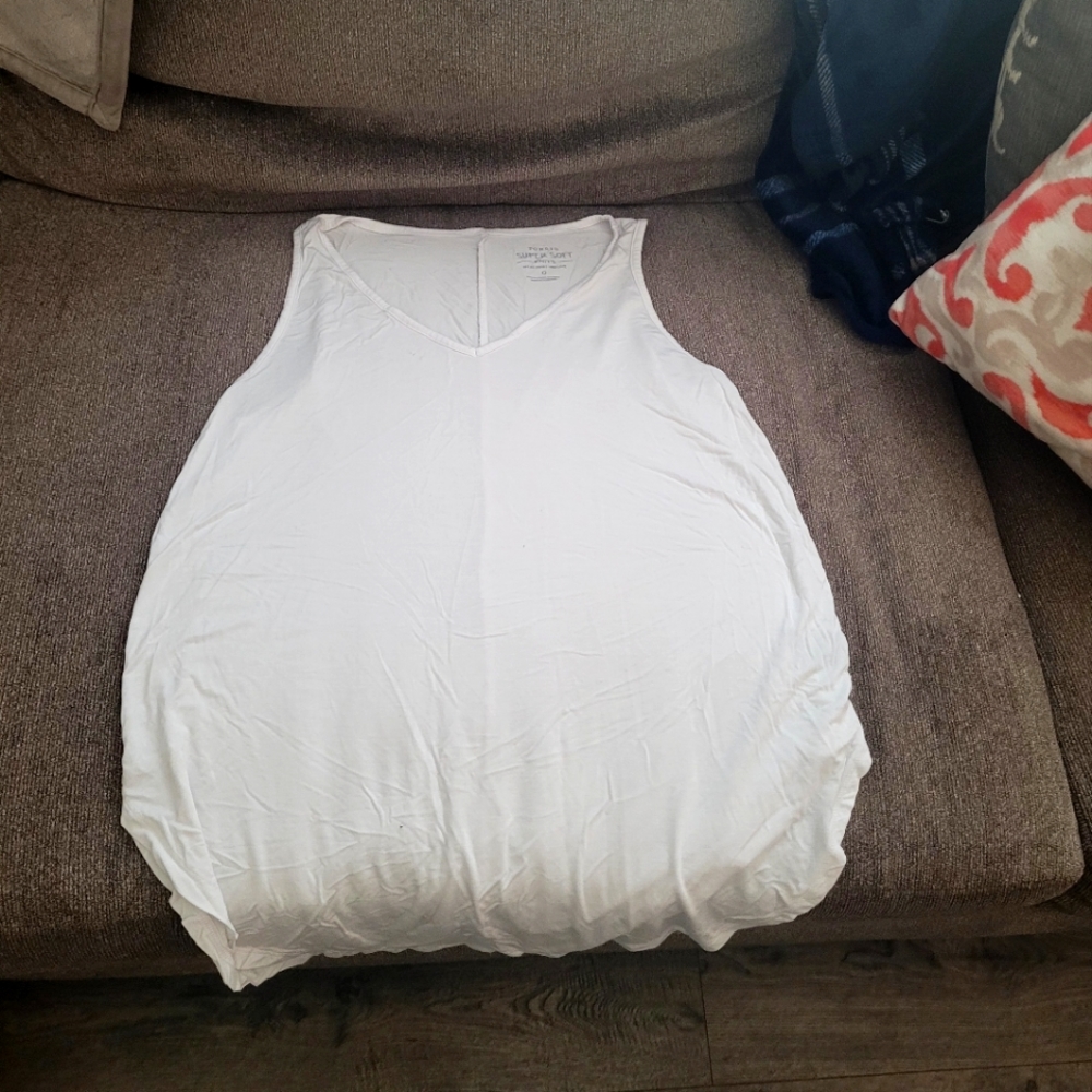 White tank top